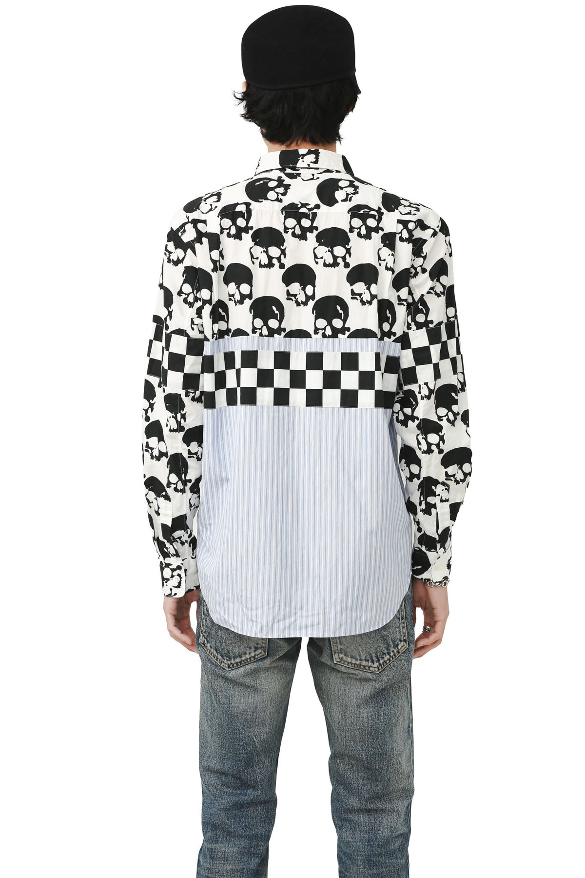 COMME DES GARCONS HOMME PLUS - SKULL CHECKED SHIRT