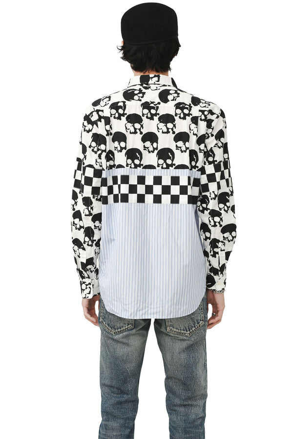 COMME DES GARCONS HOMME PLUS - SKULL CHECKED SHIRT