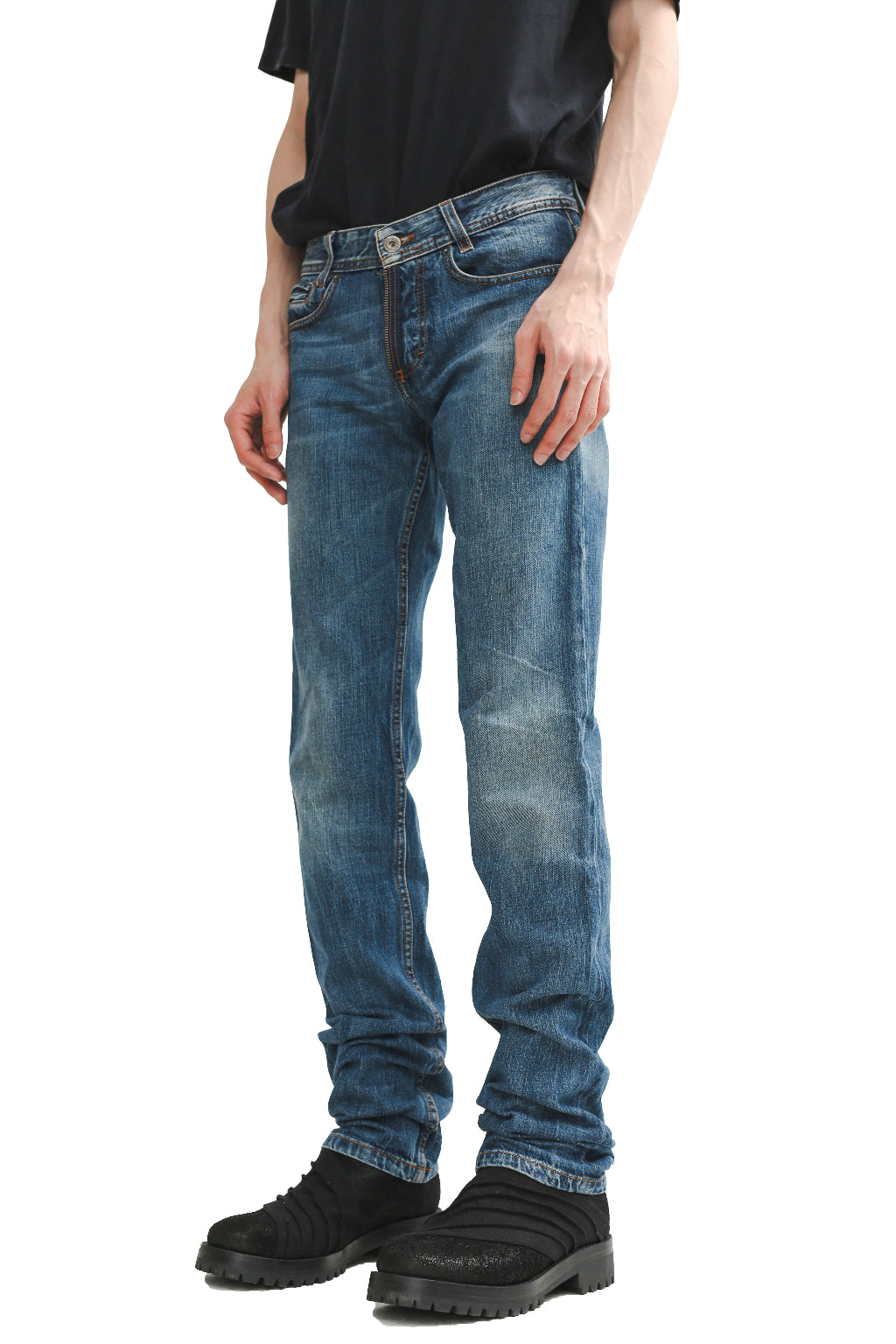 DOLCE & GABBANA - FADED STRAIGHT JEANS
