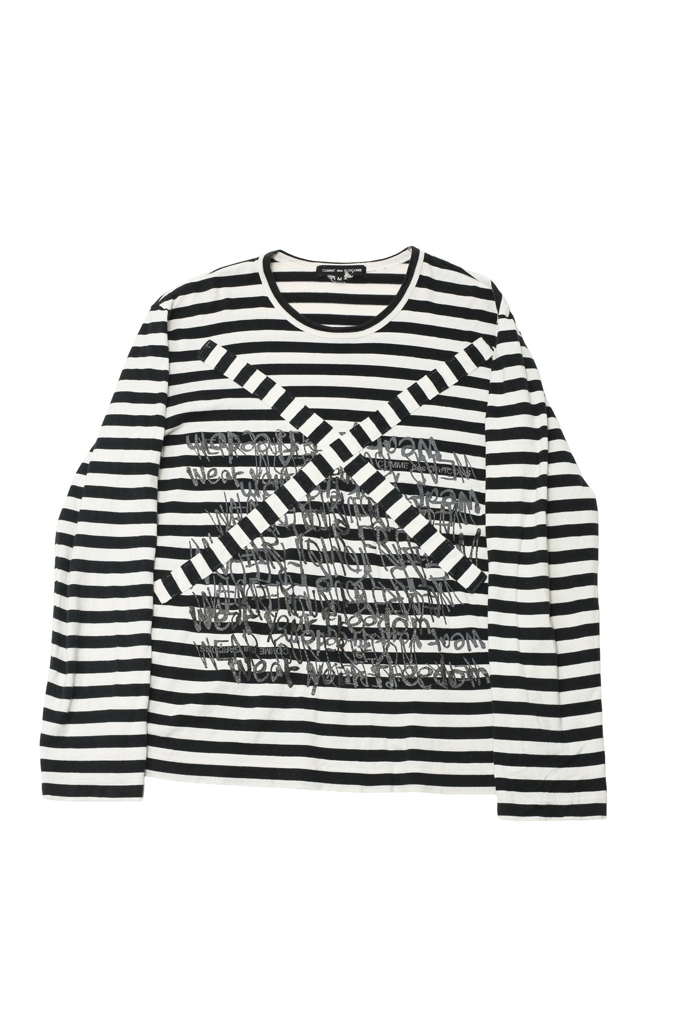 COMME DES GARCONS - BORDER L/S TEE