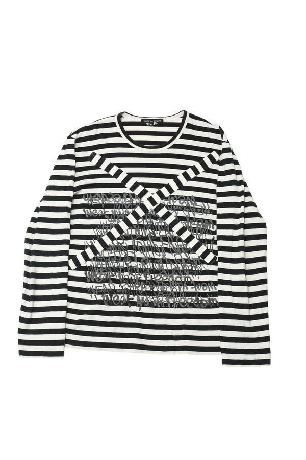 COMME DES GARCONS - BORDER L/S TEE