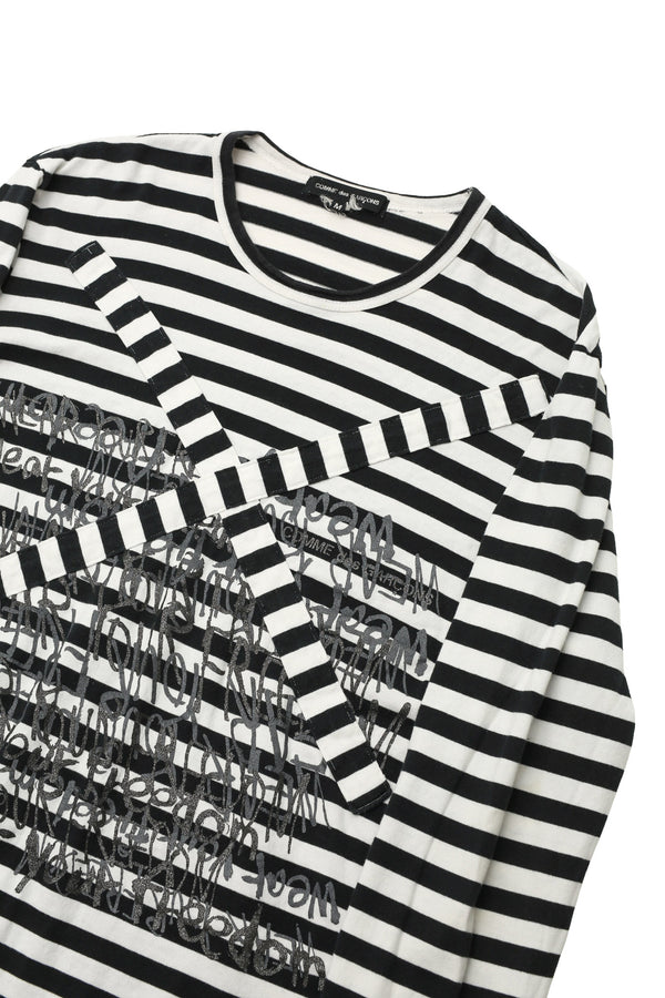 COMME DES GARCONS - BORDER L/S TEE