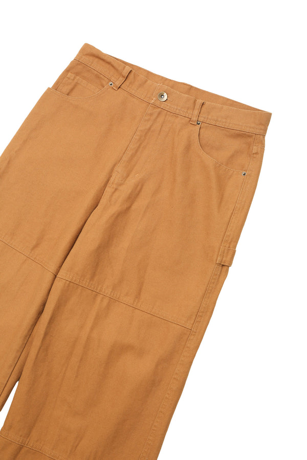BROWN WIDE LEG JEANS