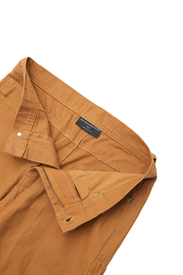 BROWN WIDE LEG JEANS