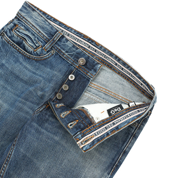 DOLCE & GABBANA - FADED STRAIGHT JEANS
