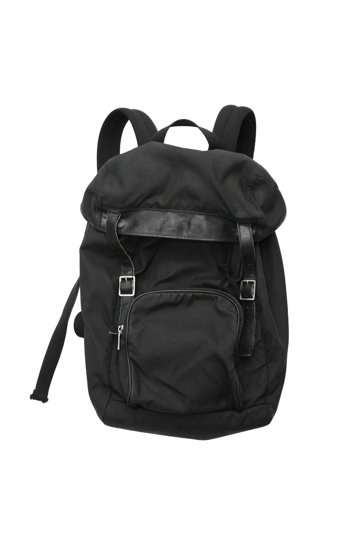 SAINT LAURENT PARIS - LEATHER BLEND BACKPACK