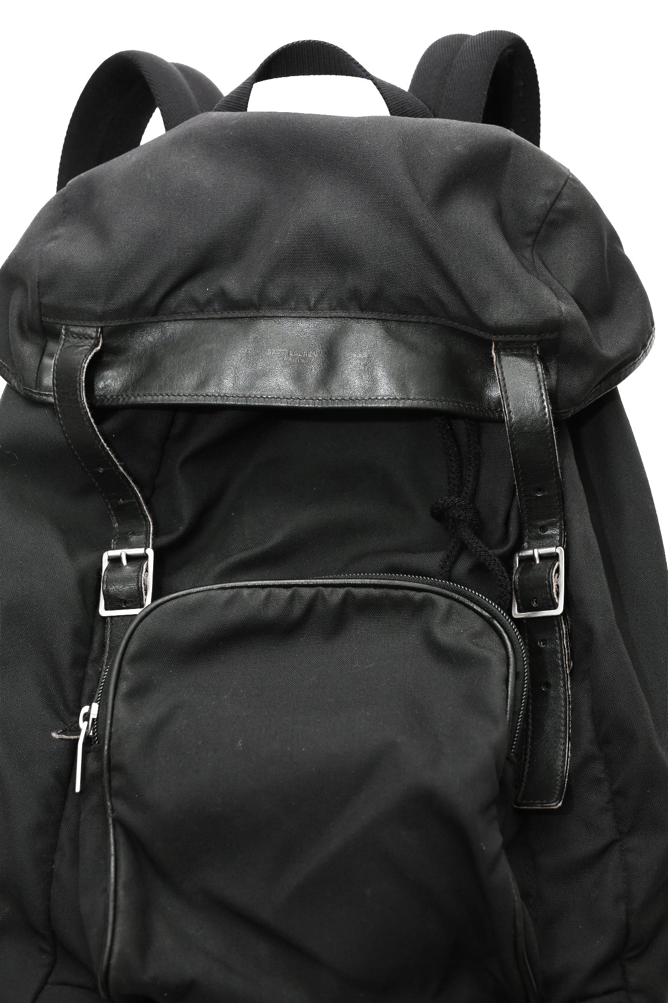 SAINT LAURENT PARIS - LEATHER BLEND BACKPACK