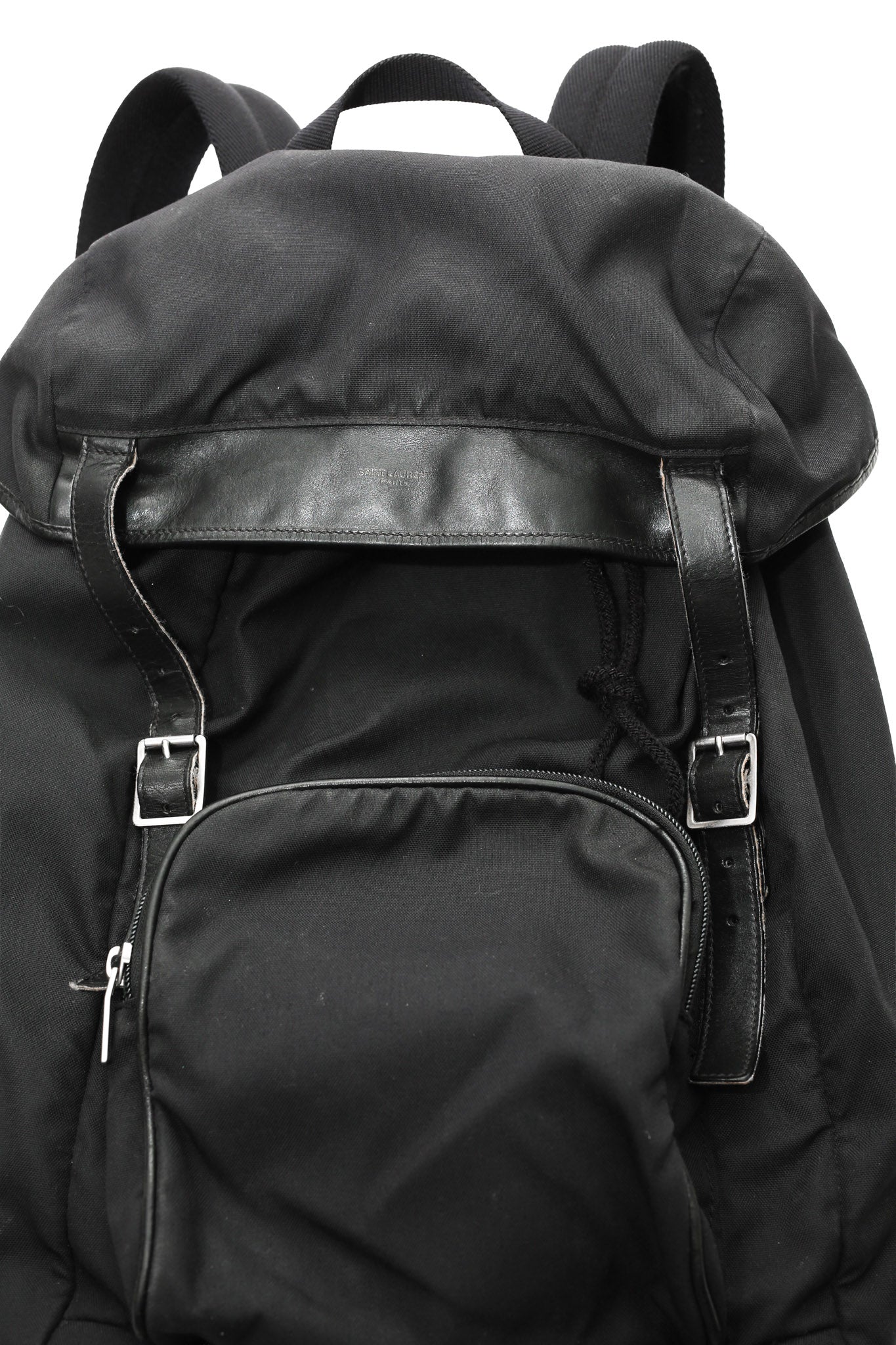 SAINT LAURENT PARIS - LEATHER BLEND BACKPACK