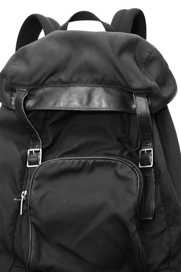 SAINT LAURENT PARIS - LEATHER BLEND BACKPACK