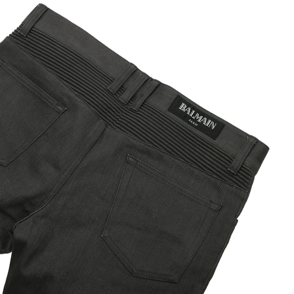 BALMAIN - BIKER JEANS