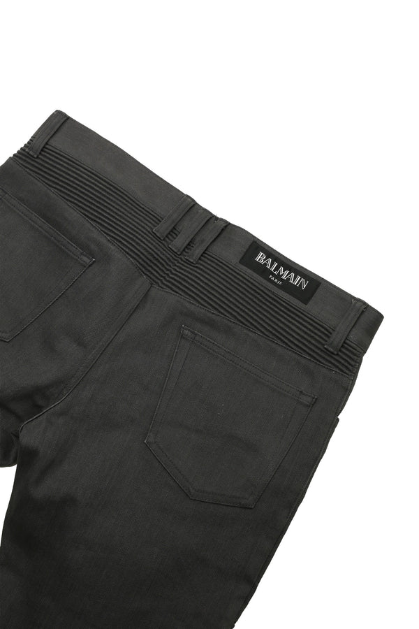 BALMAIN - BIKER JEANS