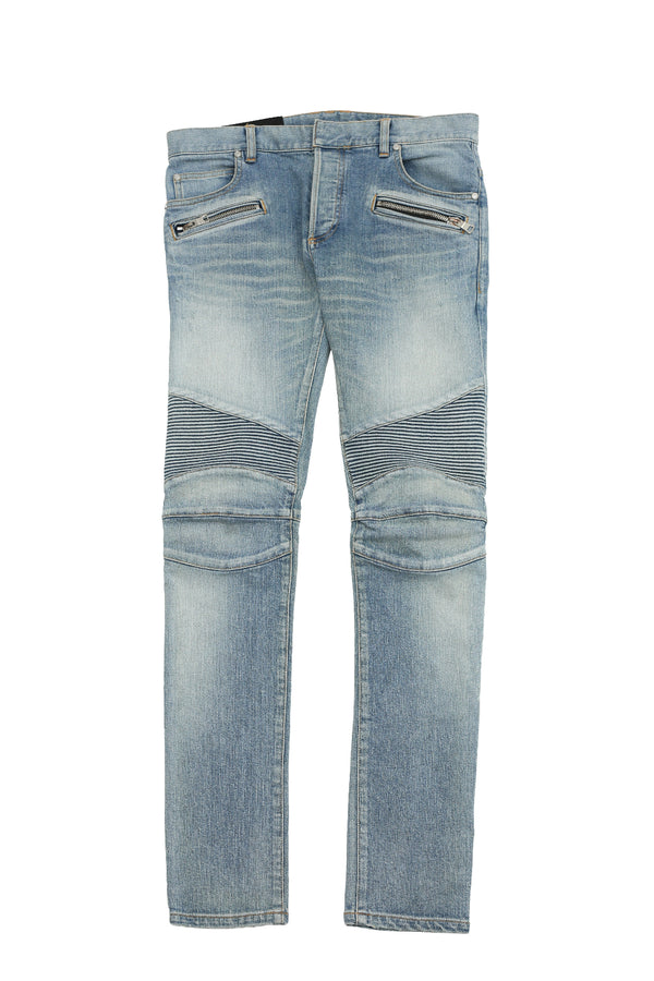 BALMAIN - BIKER JEANS