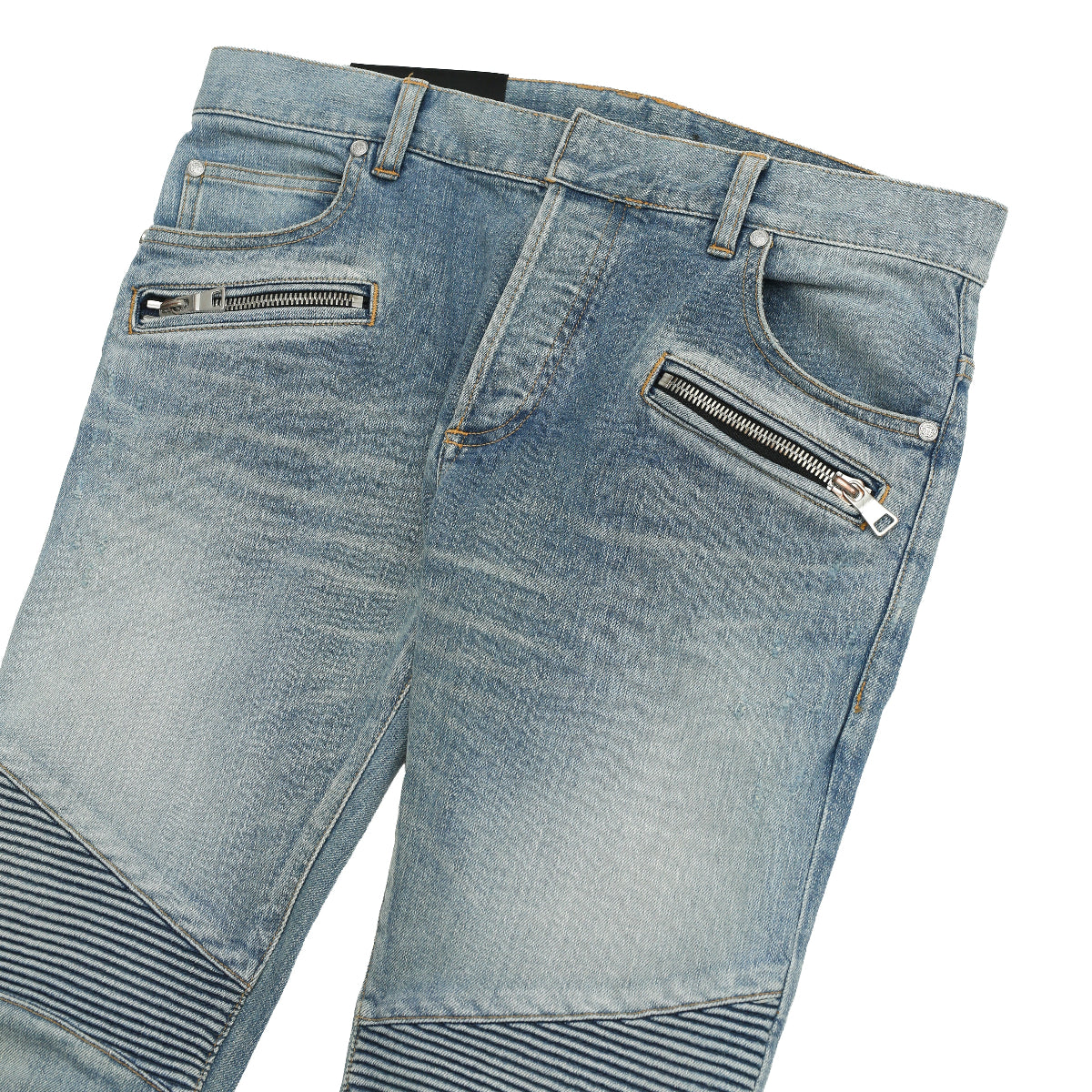BALMAIN - BIKER JEANS