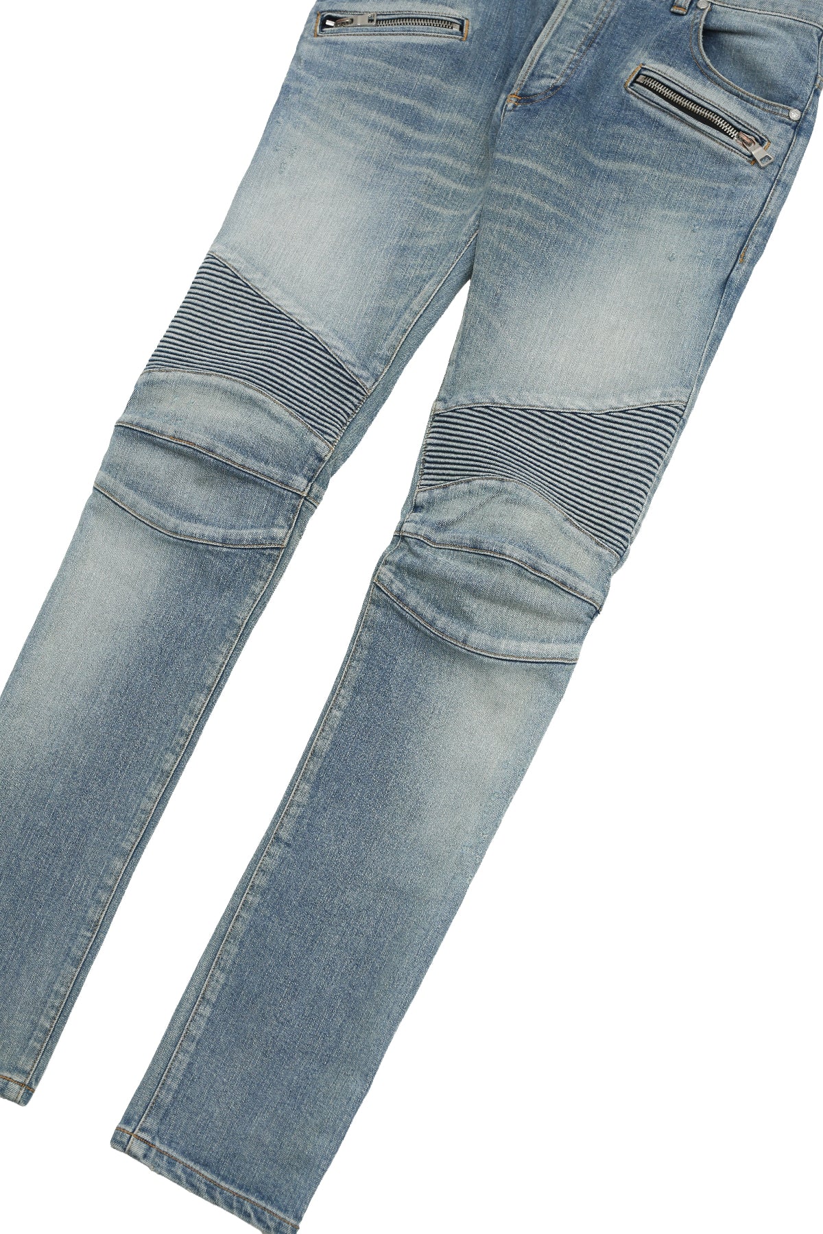 BALMAIN - BIKER JEANS