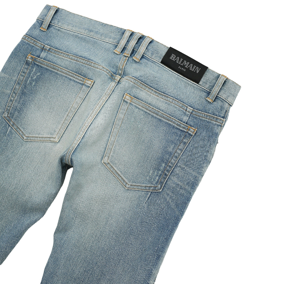 BALMAIN - BIKER JEANS