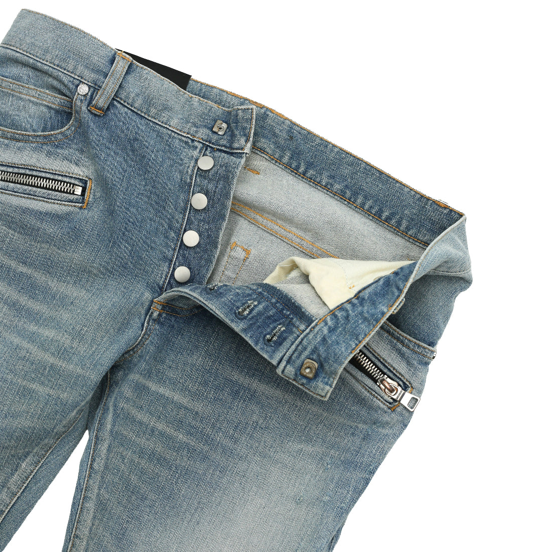 BALMAIN - BIKER JEANS