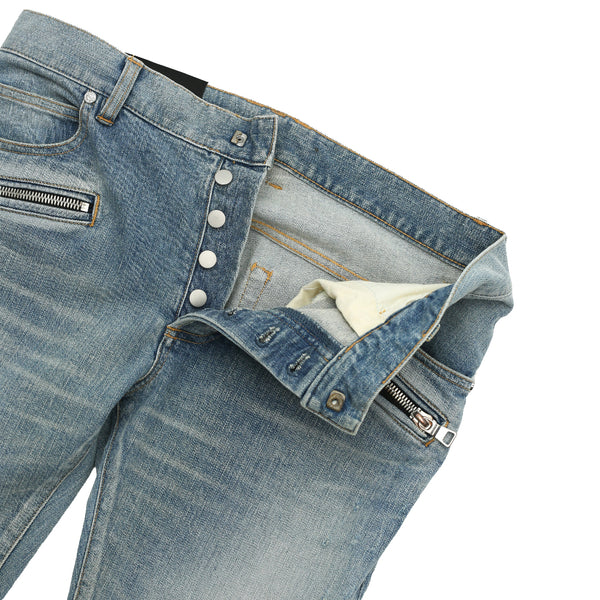 BALMAIN - BIKER JEANS