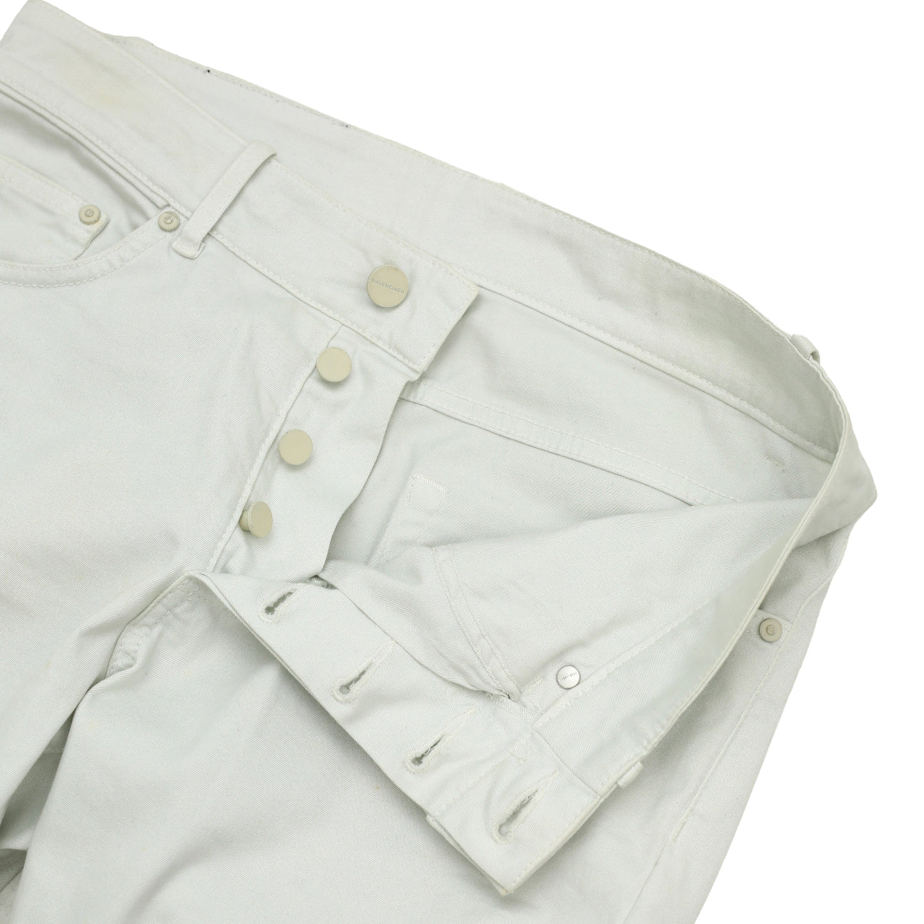 BALENCIAGA - WHITE SKINNY JEANS