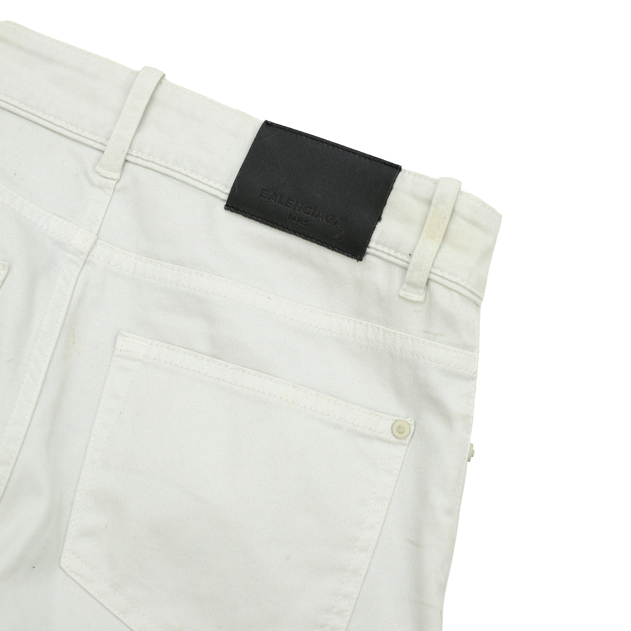 BALENCIAGA - WHITE SKINNY JEANS