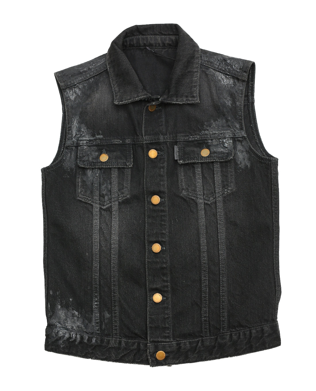 JIL SANDER - COATED DENIM VEST