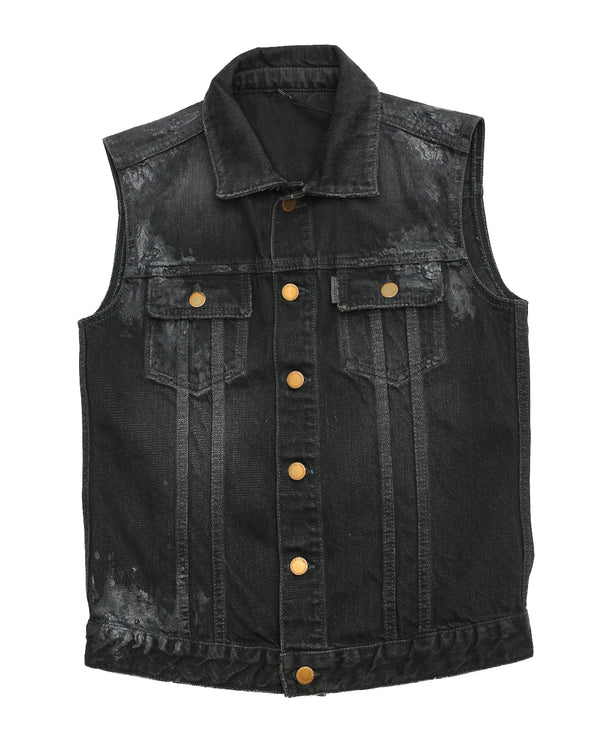 JIL SANDER - COATED DENIM VEST
