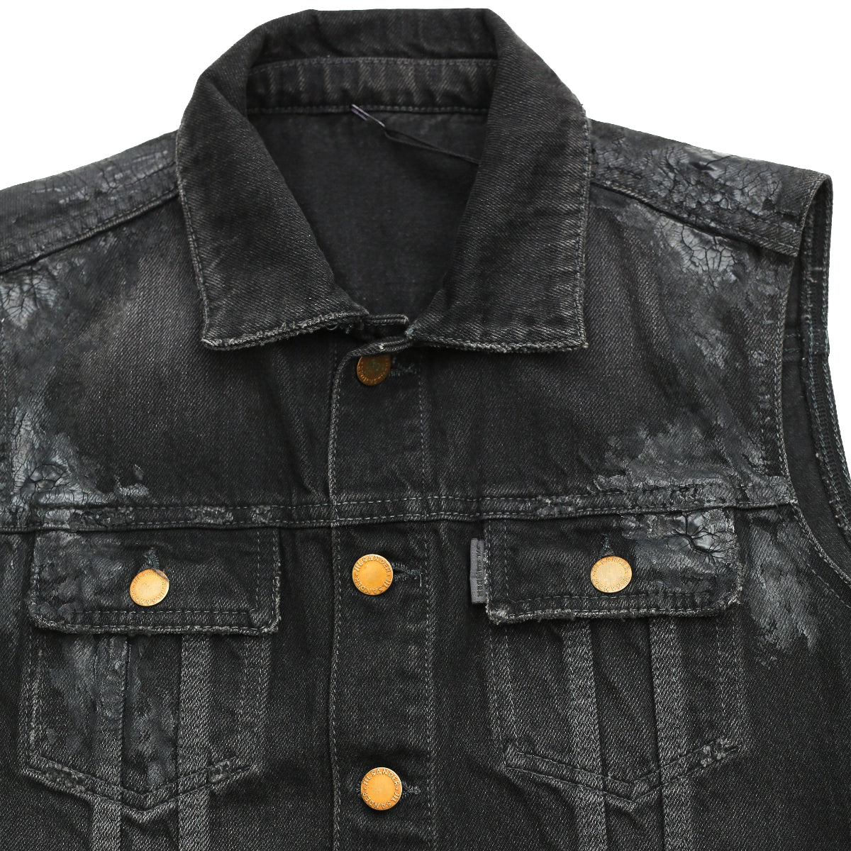 JIL SANDER - COATED DENIM VEST