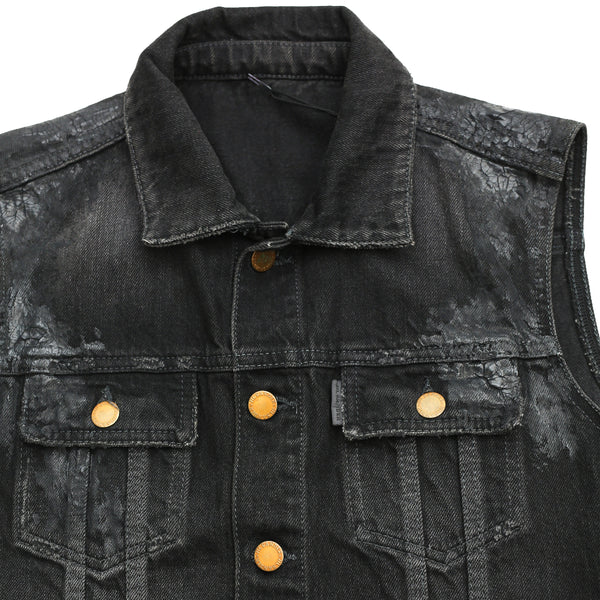 JIL SANDER - COATED DENIM VEST