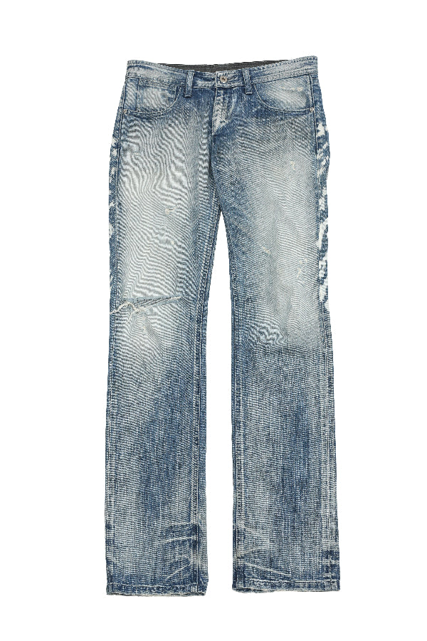 NEIL BARRET -PAINT STRAIGHT JEANS