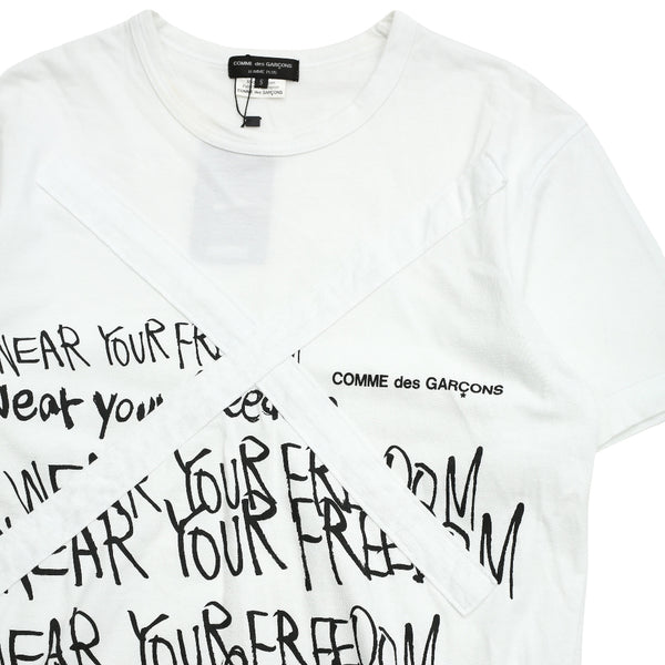 COMME DES GARCONS  HOMME PLUS - PRINTED TEE