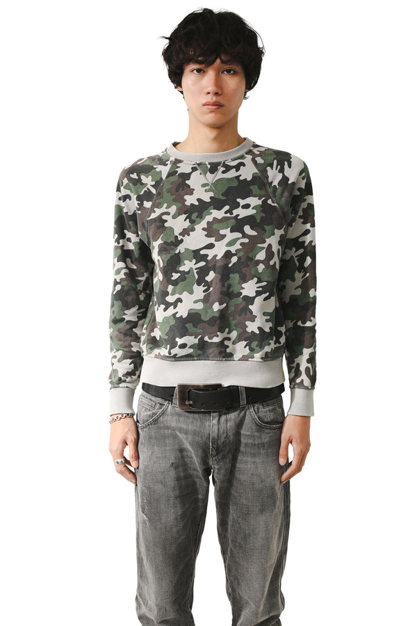 SAINT LAURENT PARIS - CAMO SWEATSHIRT