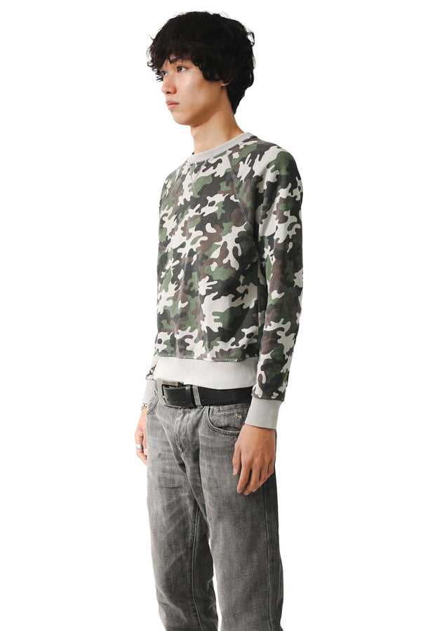 SAINT LAURENT PARIS - CAMO SWEATSHIRT