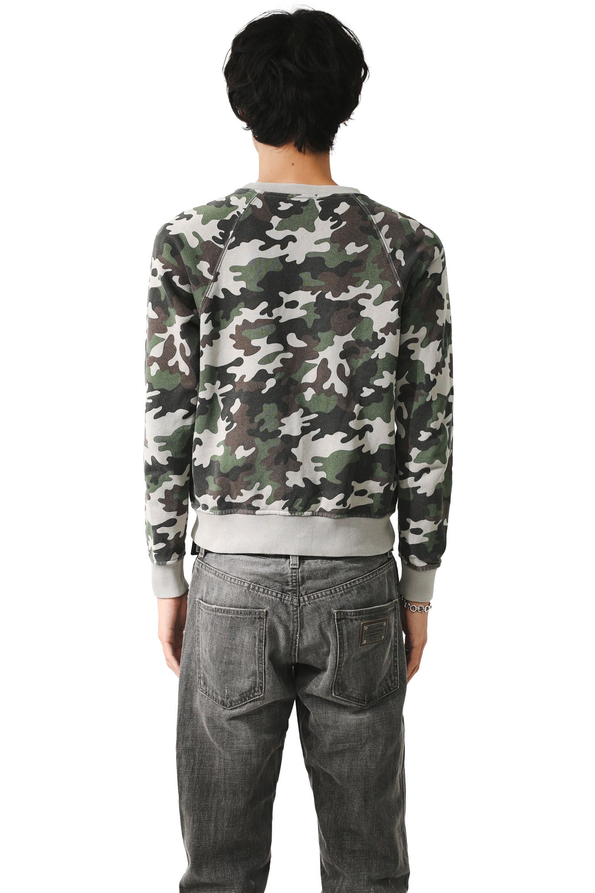 SAINT LAURENT PARIS - CAMO SWEATSHIRT