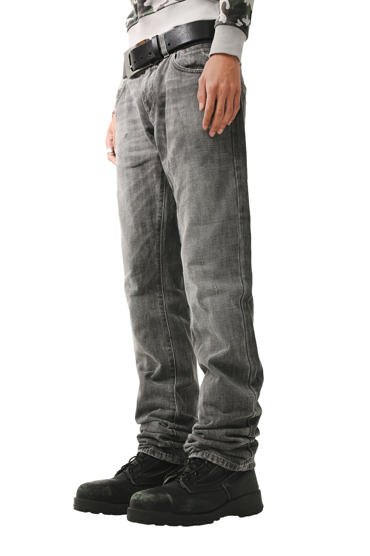 DOLCE&GABBANA FADDED STRAIGGHT JEANS