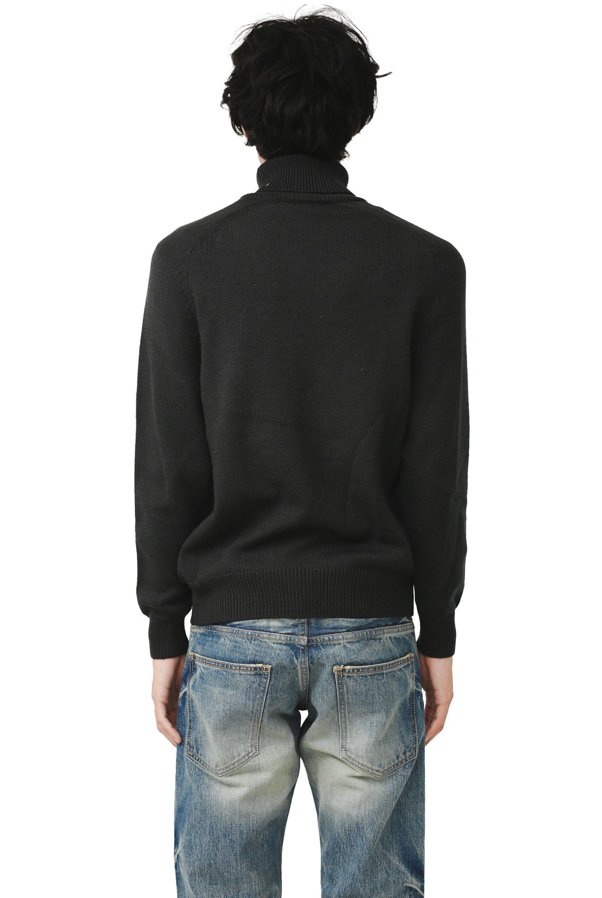 HELMUT LANG - TURTLE NECK KNIT SWEATER