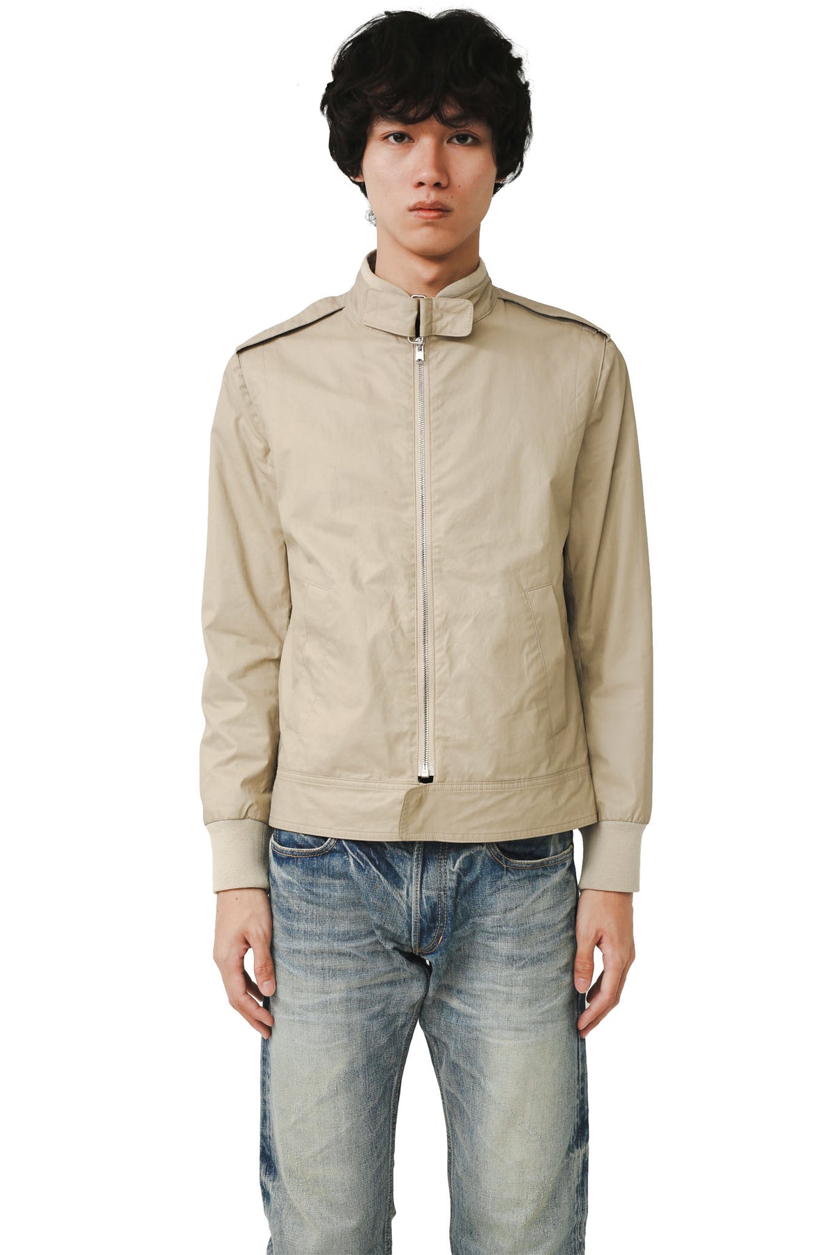 STAND COLLAR SHORT BLOUSON