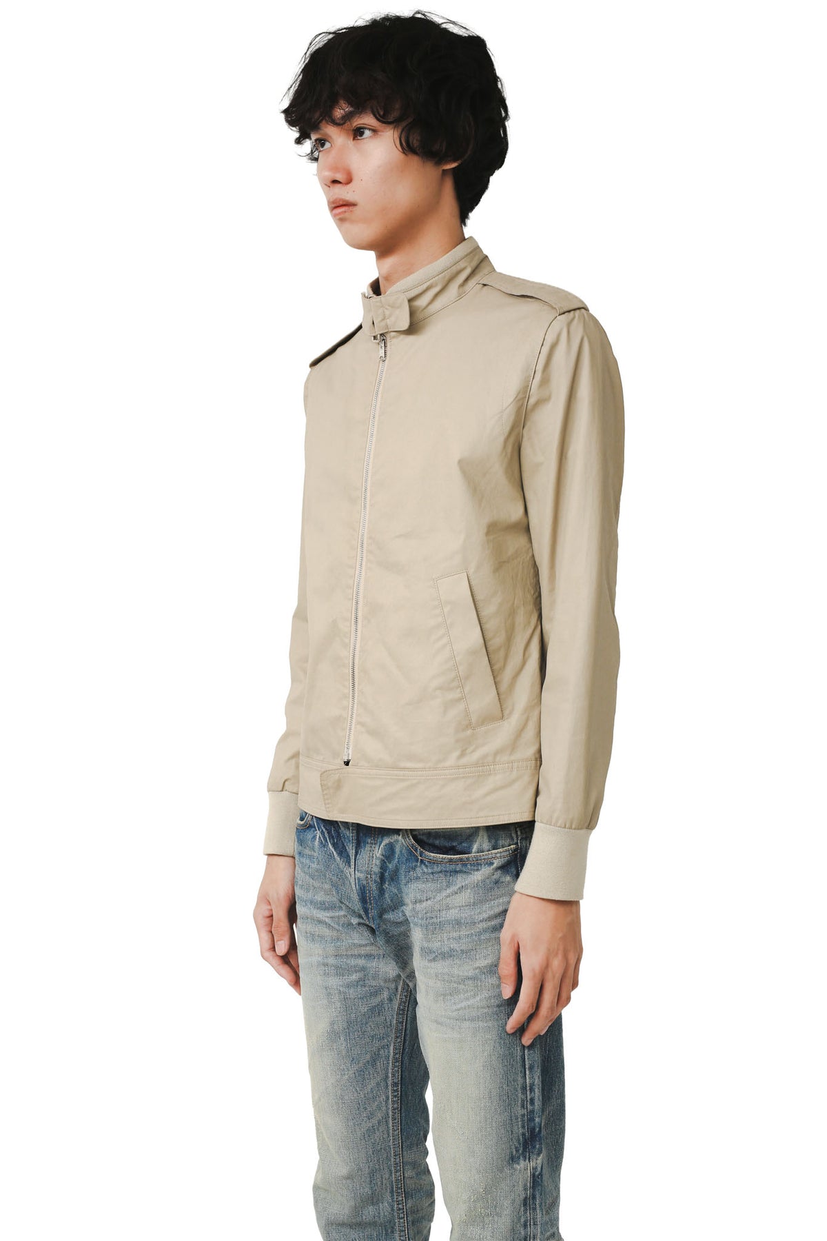 STAND COLLAR SHORT BLOUSON