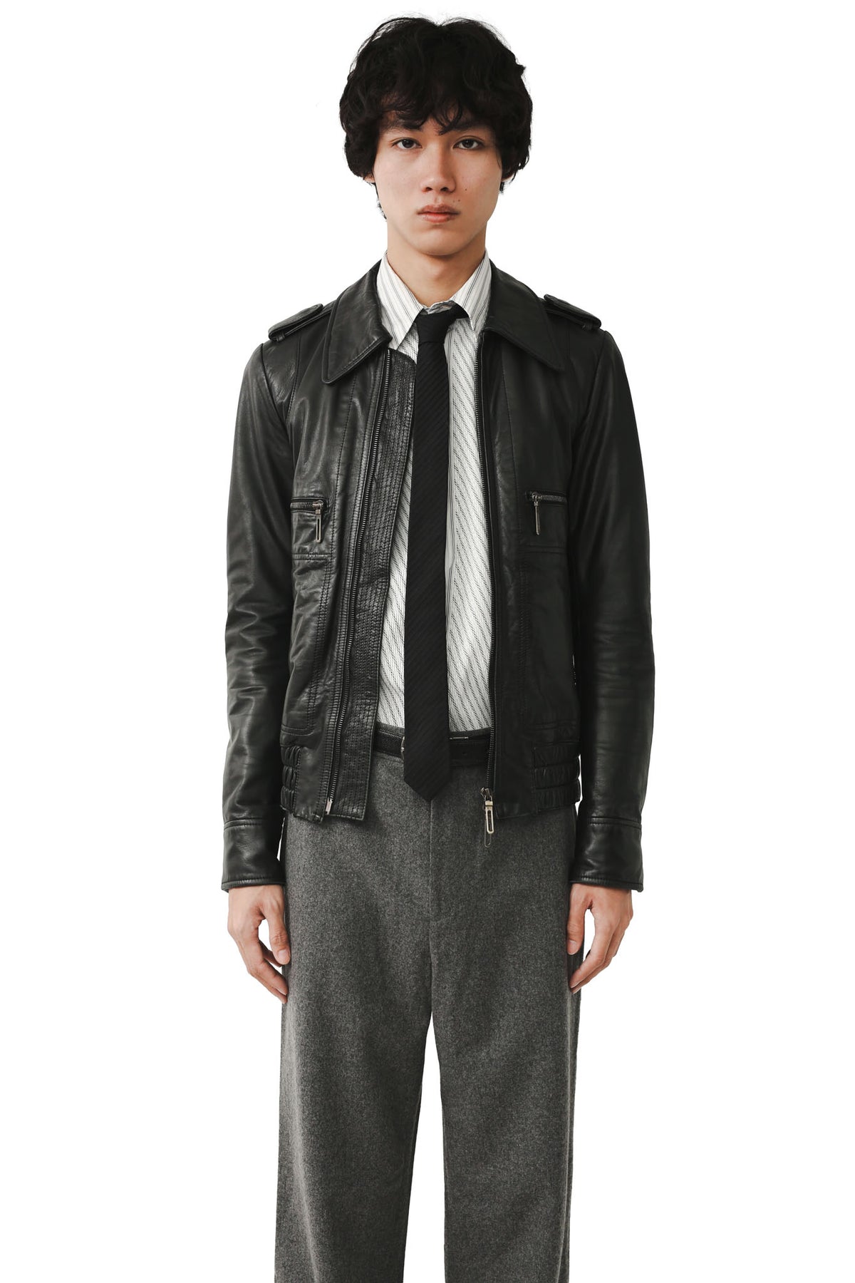 GALAABEND - LEATHER SHORT JACKET