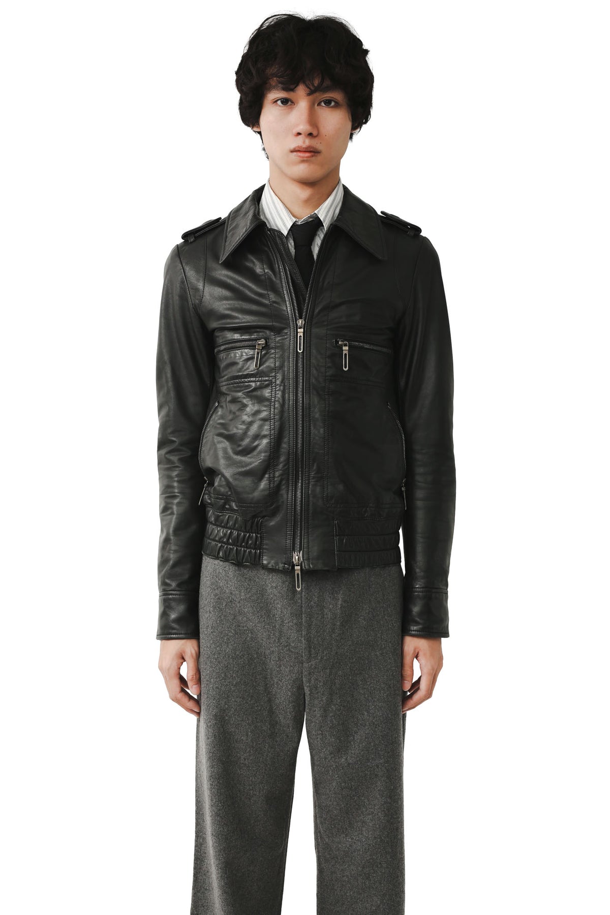 GALAABEND - LEATHER SHORT JACKET