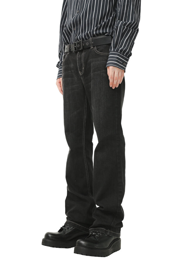 VINTAGE BLACK STRAIGHT JEANS