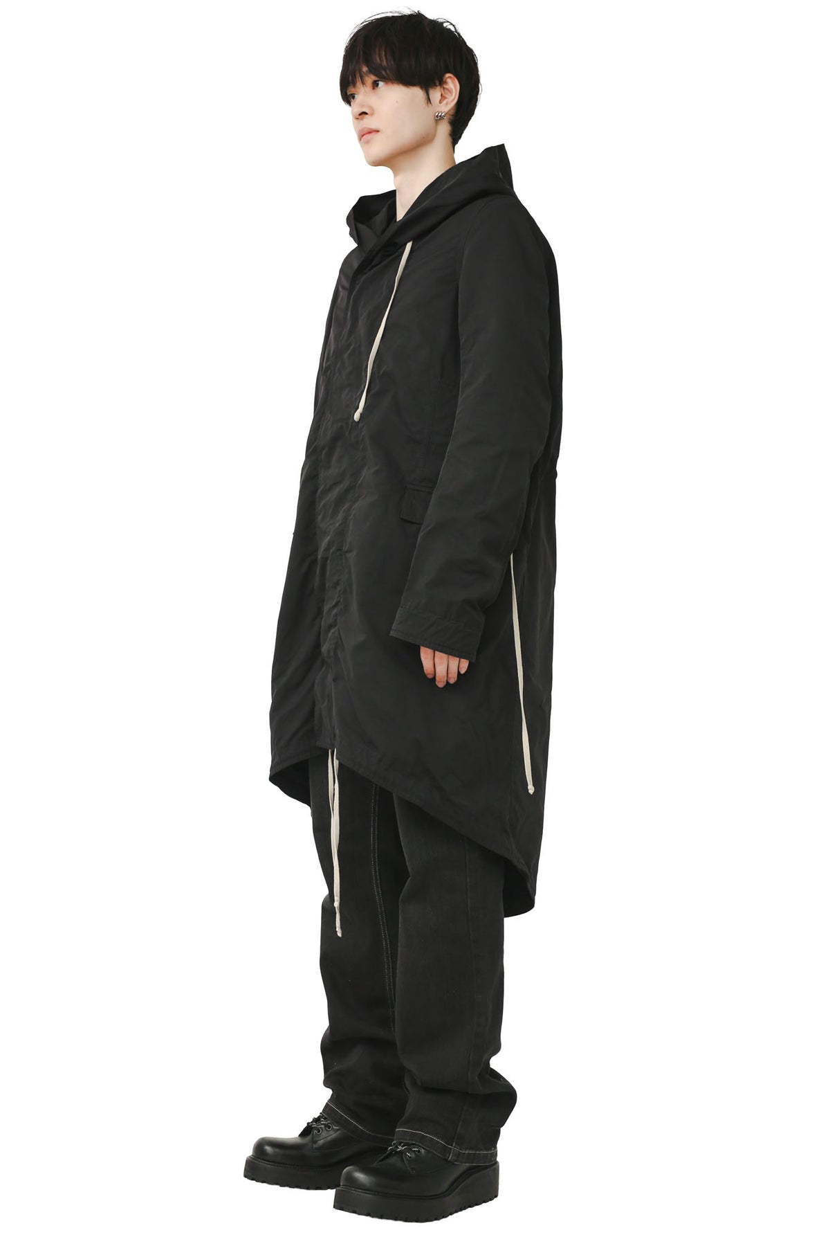 RICK OWENS DRKSHDW - FISHTAILPARKA COAT