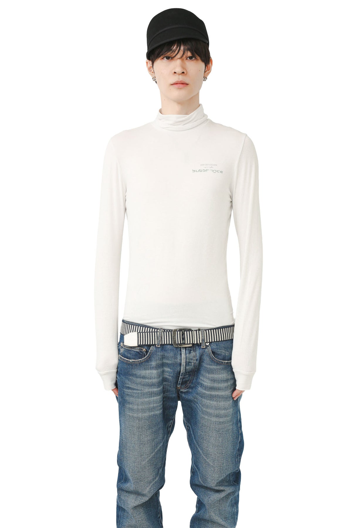 RAF SIMONS - HIGH NECK TOP