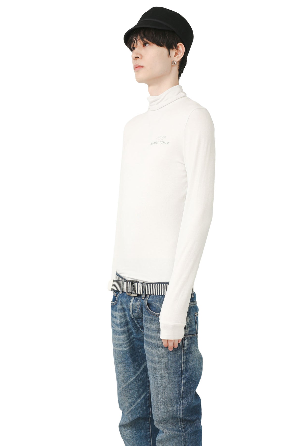 RAF SIMONS - HIGH NECK TOP