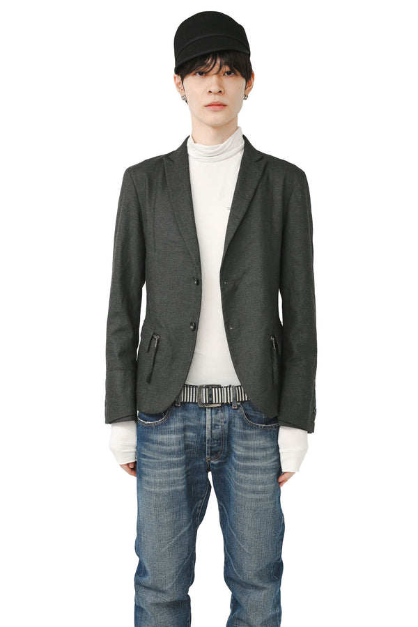 PPFM - ZIPPED TAILORED JACKET