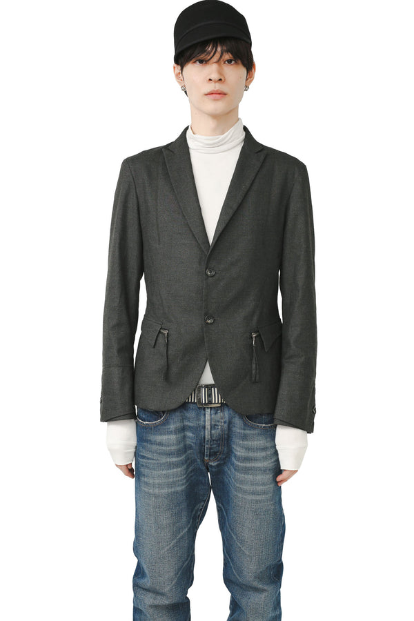 PPFM - ZIPPED TAILORED JACKET