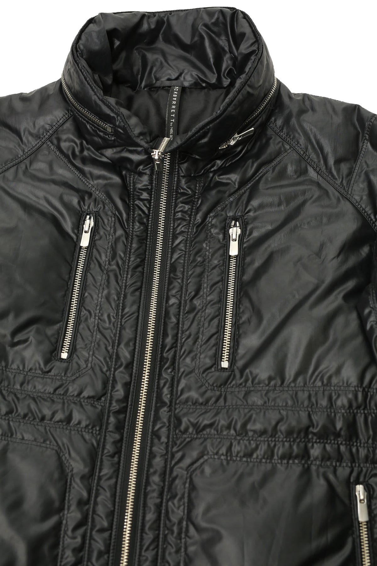 NEIL BARRETT - PATENT ZIPPED DOWN JACKET