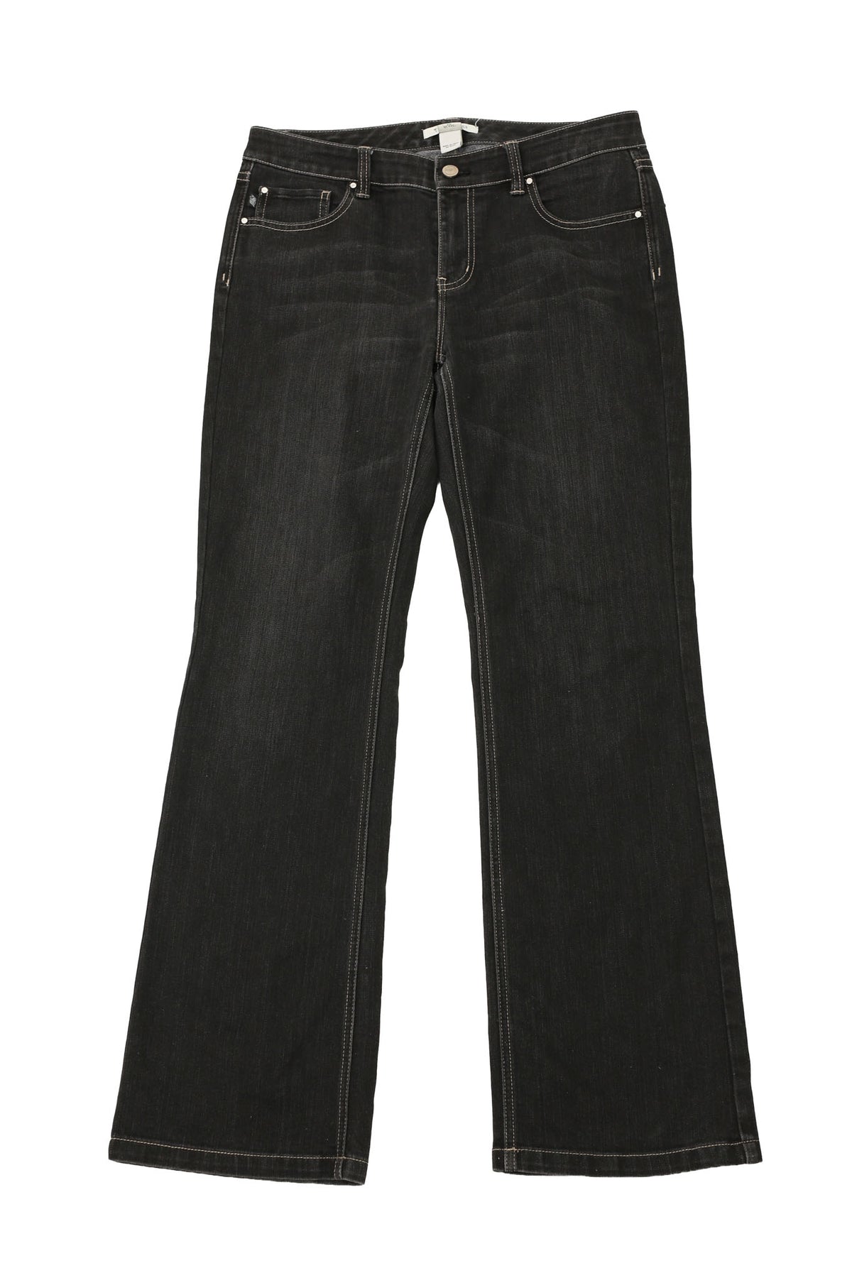 VINTAGE BLACK STRAIGHT JEANS