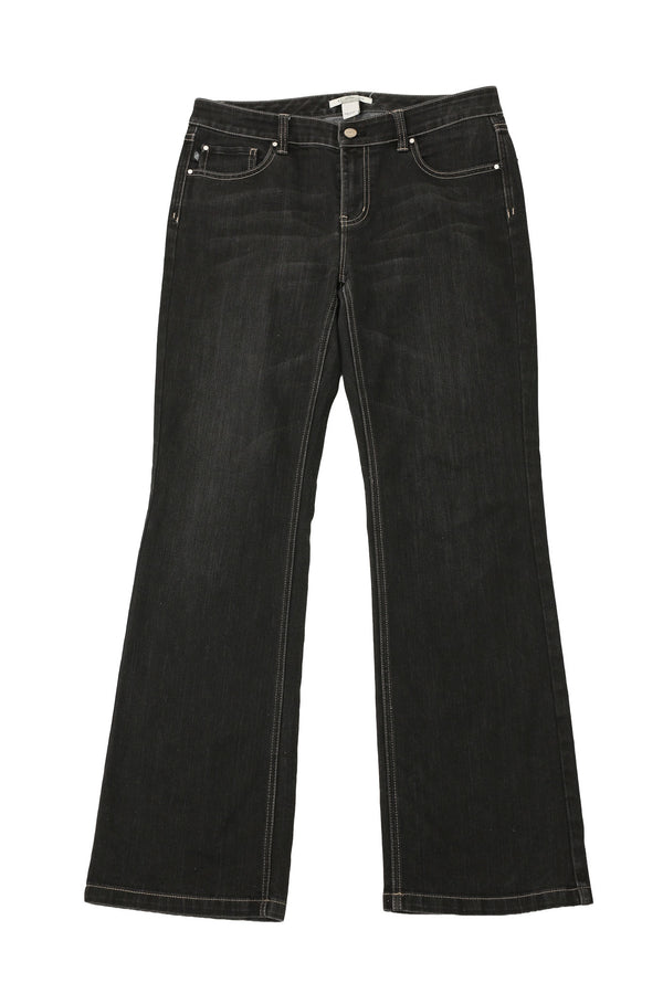 VINTAGE BLACK STRAIGHT JEANS