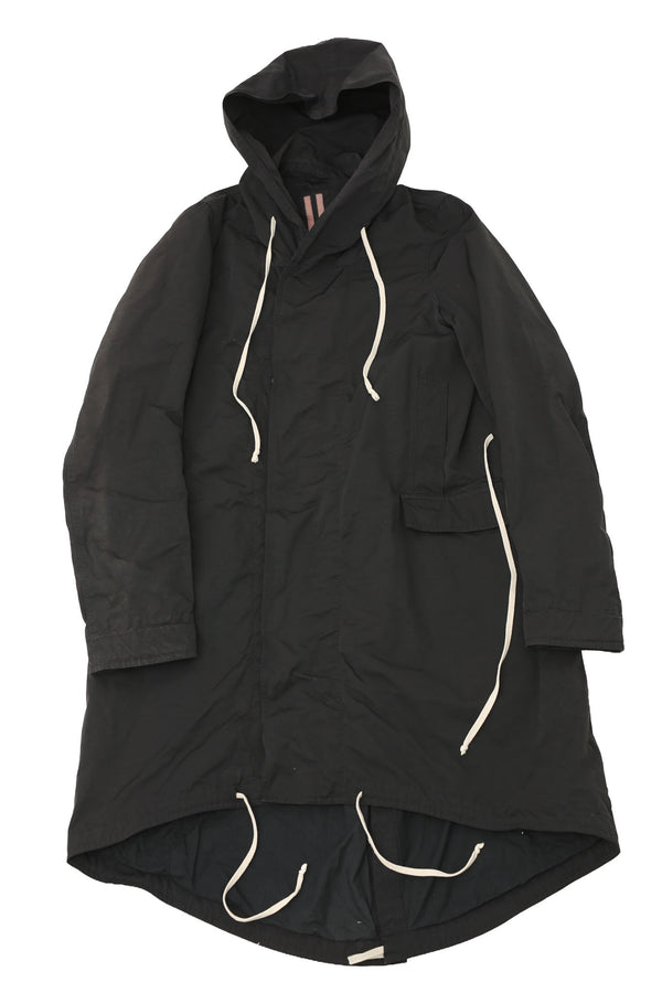 RICK OWENS DRKSHDW - FISHTAILPARKA COAT