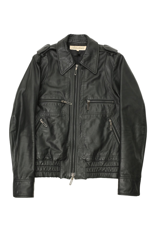 GALAABEND - LEATHER SHORT JACKET