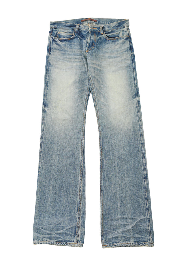 RIPVANWINKLE - FADED STRAIGHT JEANS